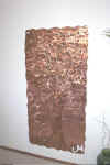"Copper Tree Of Life", Original, Torch Painted Copper with Popped Out Leaves - Jason Mernick
